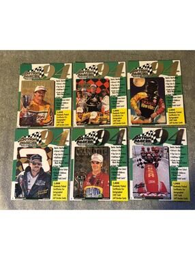 VTG 1994 Action Packed Promo Card Lot Earnhardt, Gordon, Numbers 1 Through 6